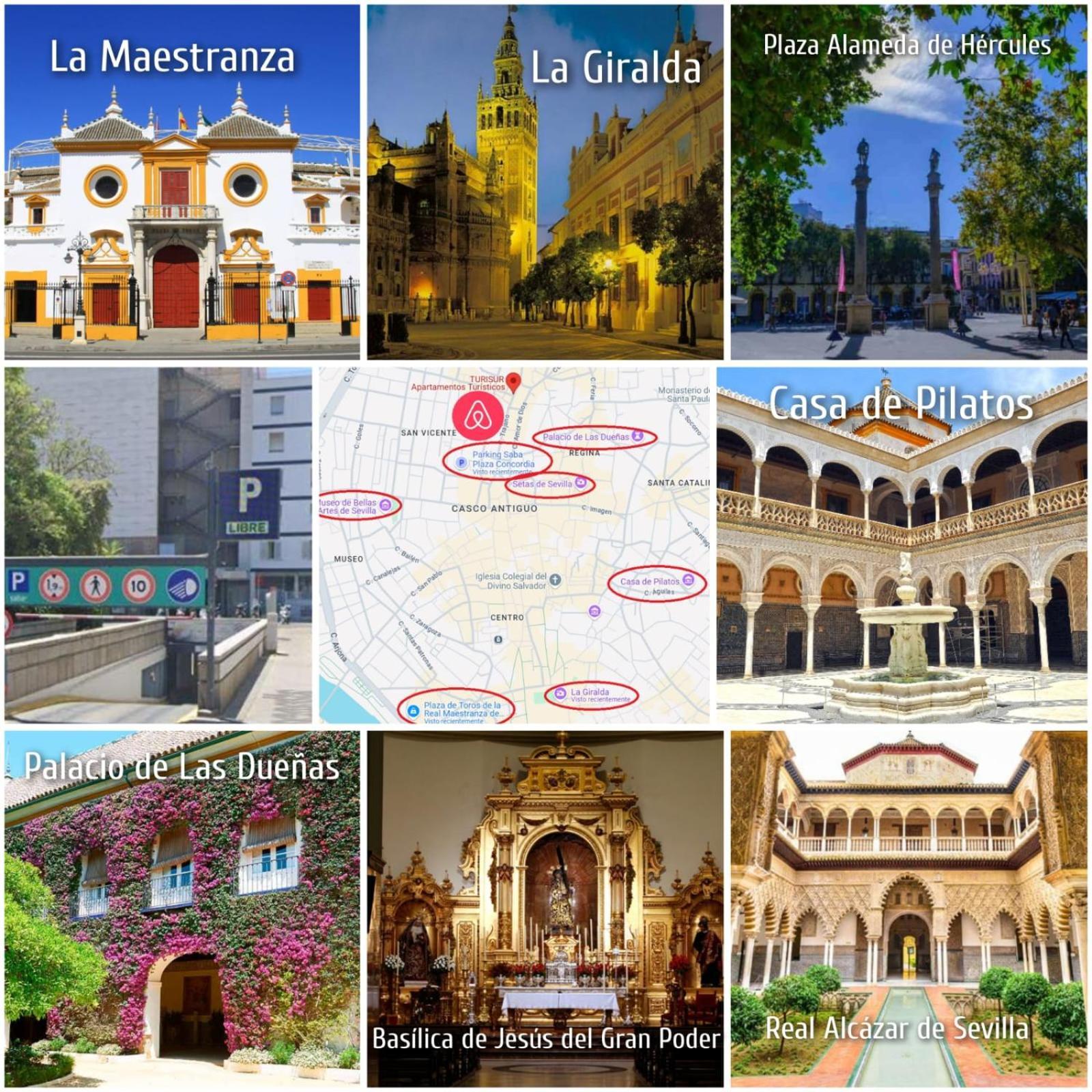 Apartamento En Sevilla Centro Con Vistas A La Plaza Alameda De Hercules - Hasta 6 Personas Екстер'єр фото